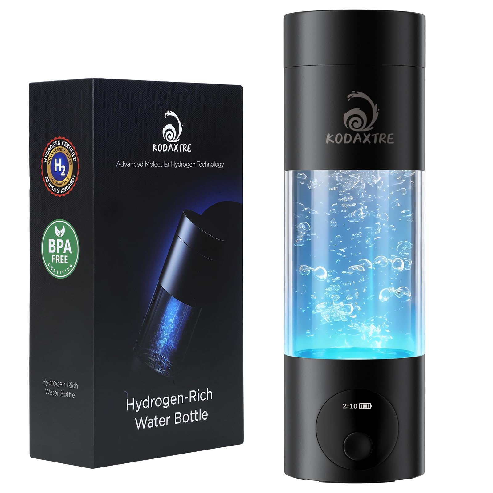 Amazon.com: 8oz Hydrogen Water Bottle Generator – Up to 4780 PPB
